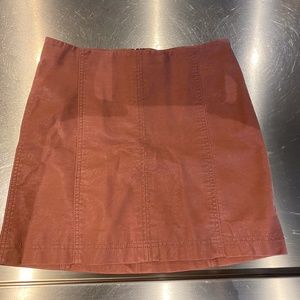 Free People Faux leather Skirt